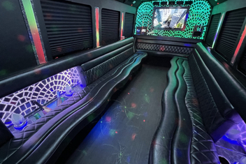 Downey Limo Bus Interior