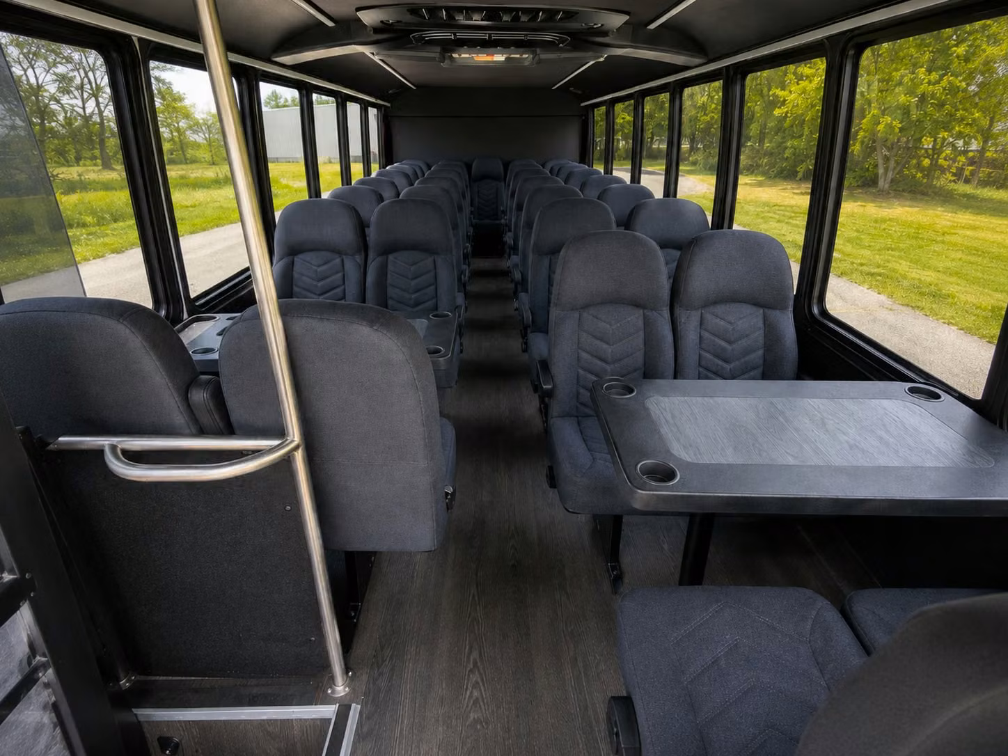 18 passenger minibus interior
