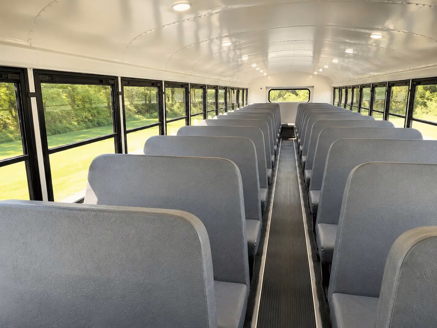school bus interior