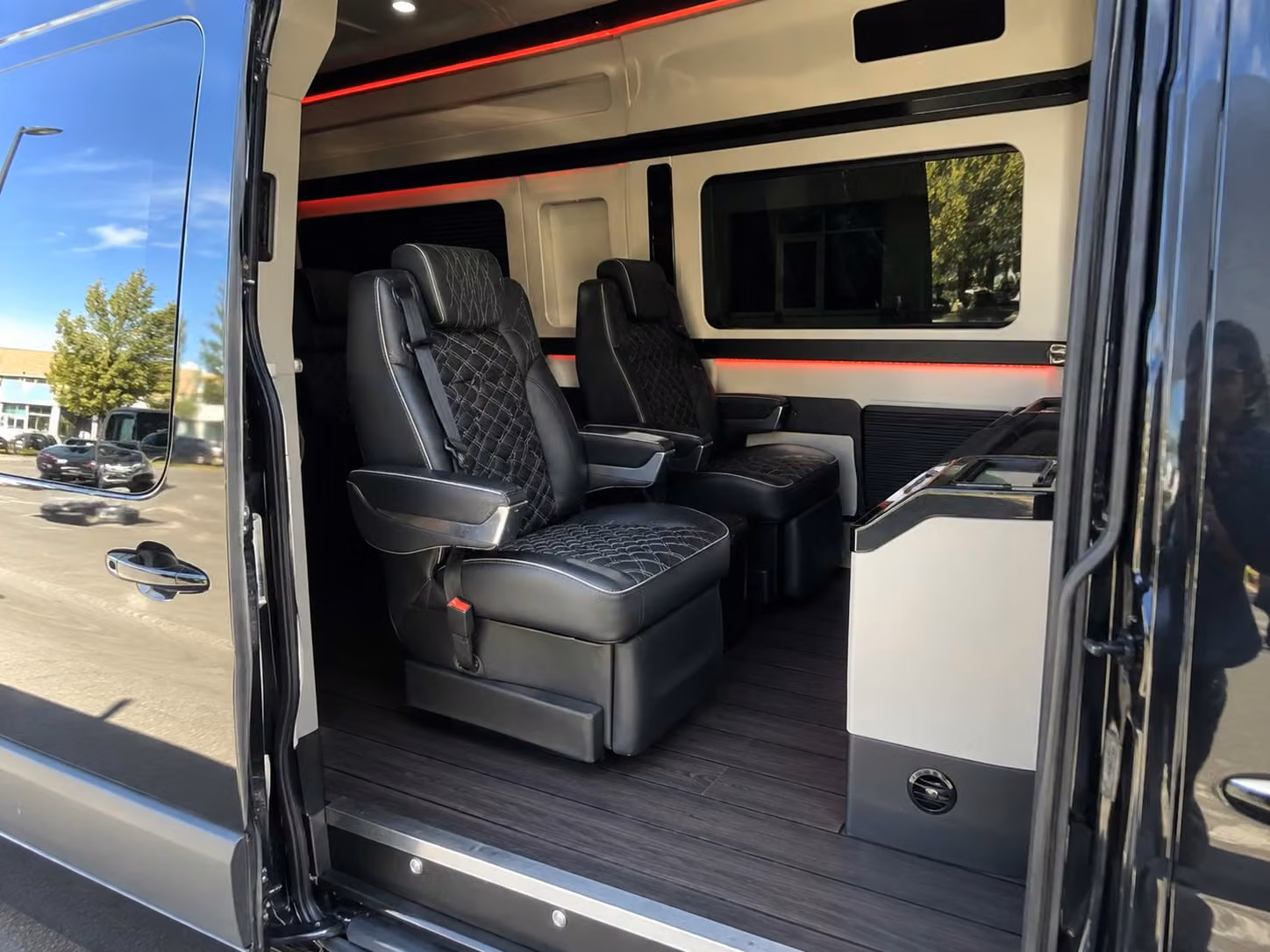 sprinter van with driver interior